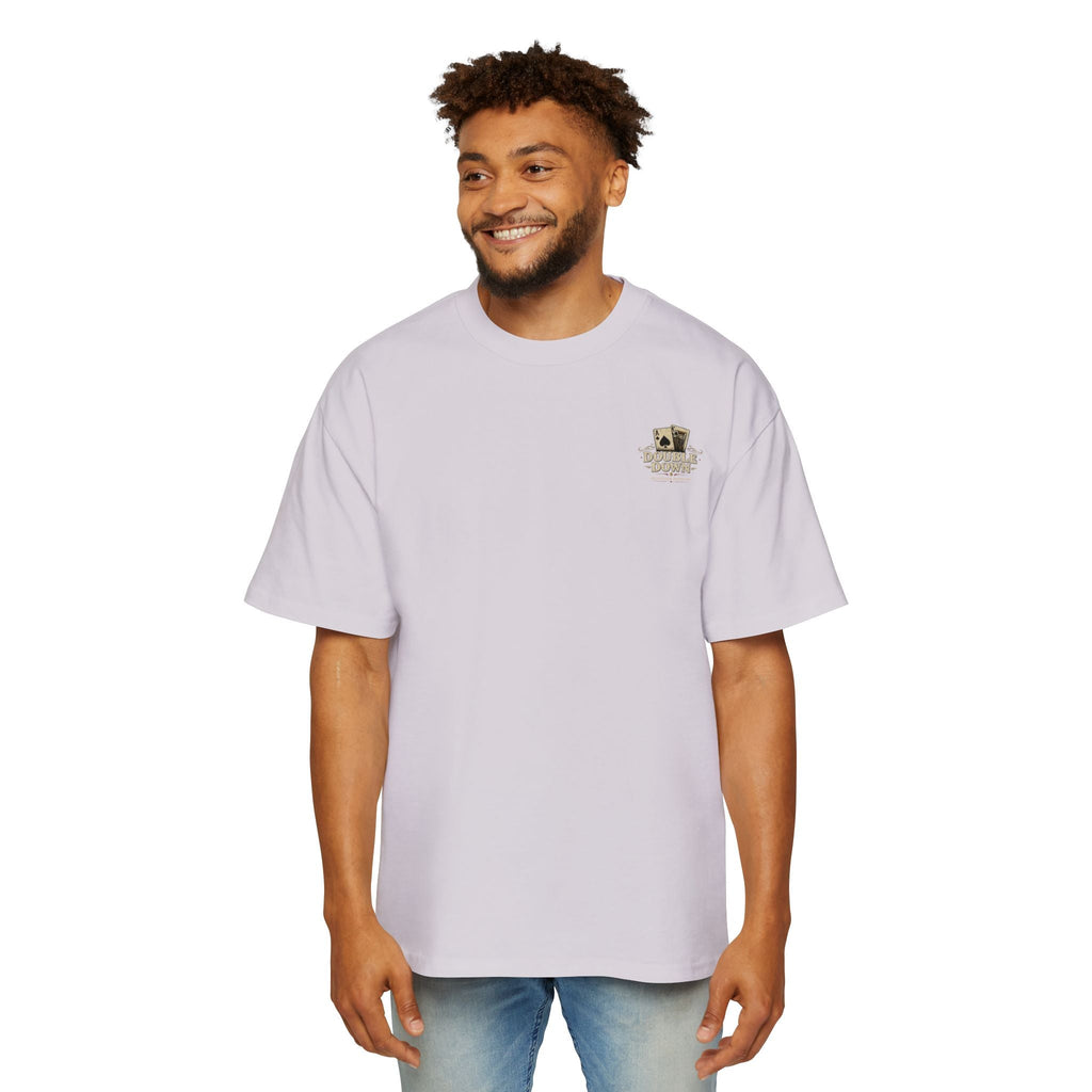 Oversized Tee, ’Natural’ Poker Ace Graphic Shirt - T-Shirt