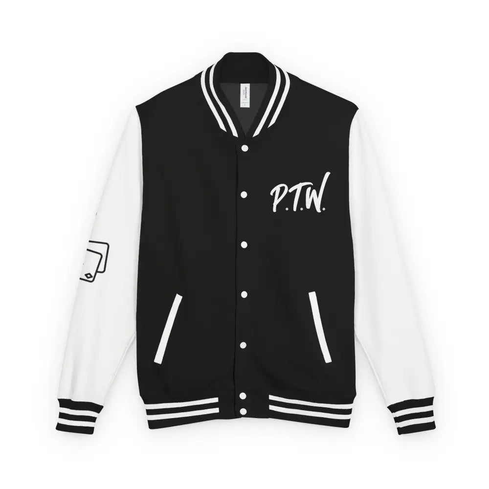 P.T.W. Varsity Jacket - S / Jet Black/Arctic White - Outerwear