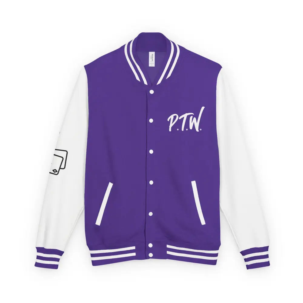 P.T.W. Varsity Jacket - S / Purple/Arctic White - Outerwear