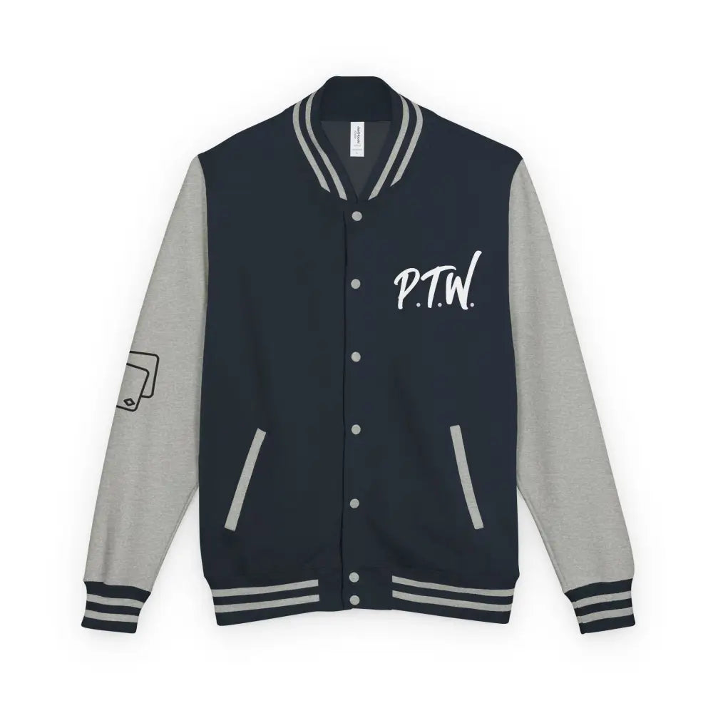 P.T.W. Varsity Jacket - XL / Oxford Navy/Heather Grey - Outerwear