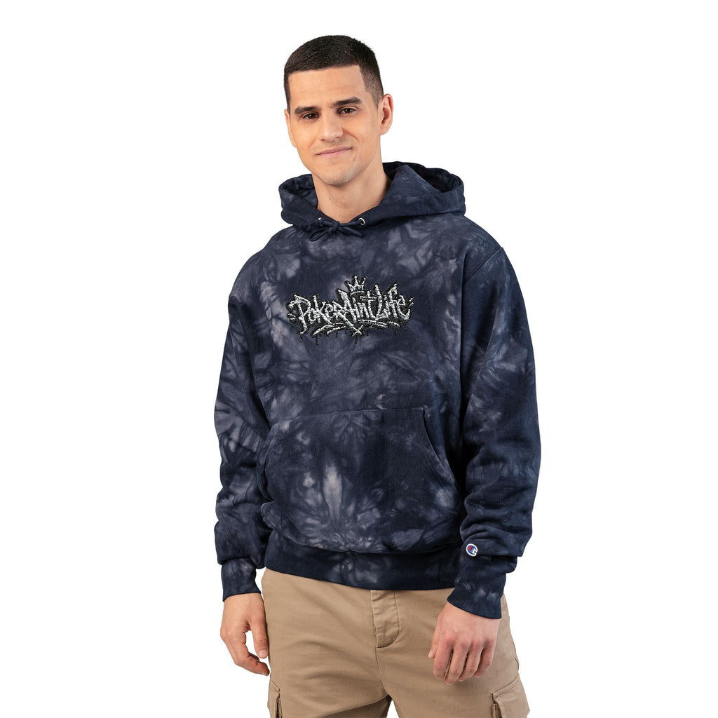 PAL Exclusive Black Marble Champion-Style Sweatshirt - Hoodie