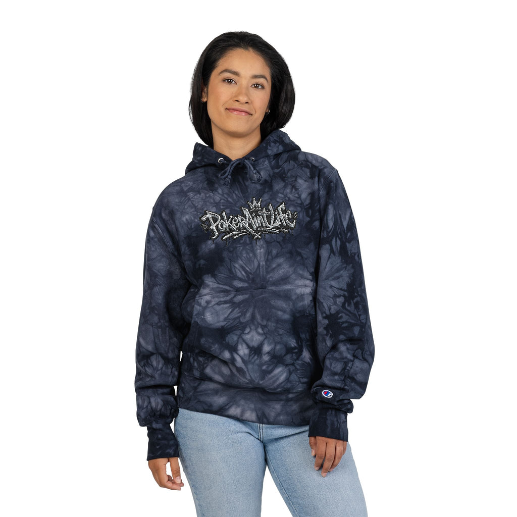 PAL Exclusive Black Marble Champion-Style Sweatshirt - Hoodie