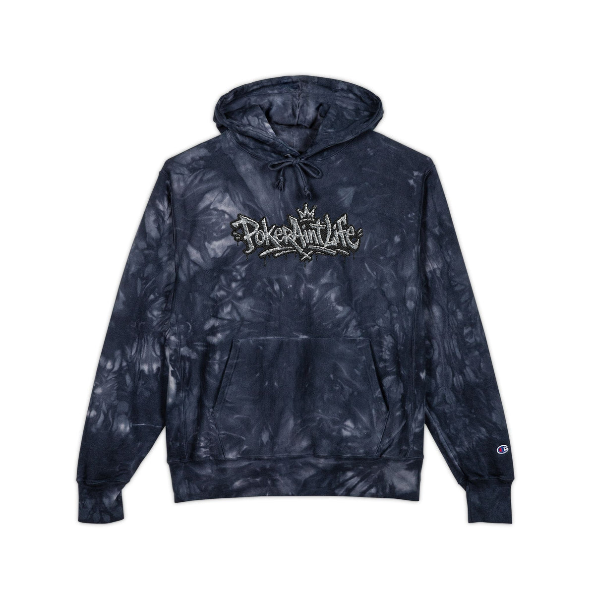 PAL Exclusive Black Marble Champion-Style Sweatshirt - Hoodie