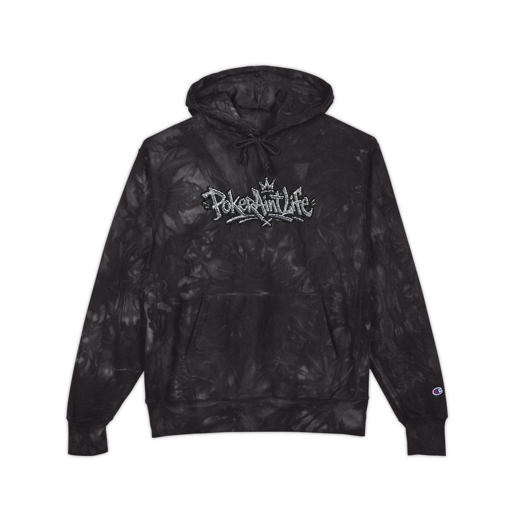 PAL Exclusive Black Marble Champion-Style Sweatshirt - M / Black - Hoodie
