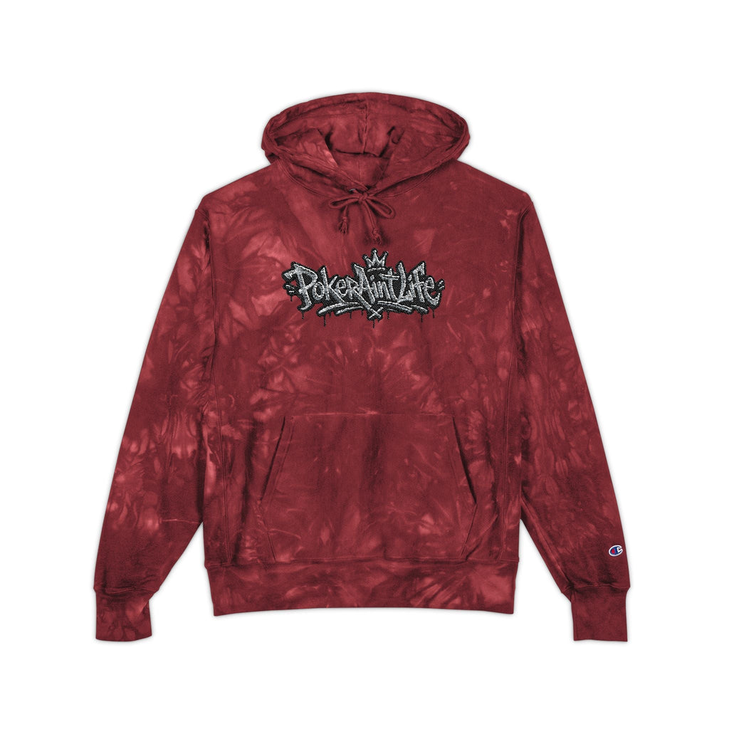 PAL Exclusive Black Marble Champion-Style Sweatshirt - M / Mulled Berry - Hoodie
