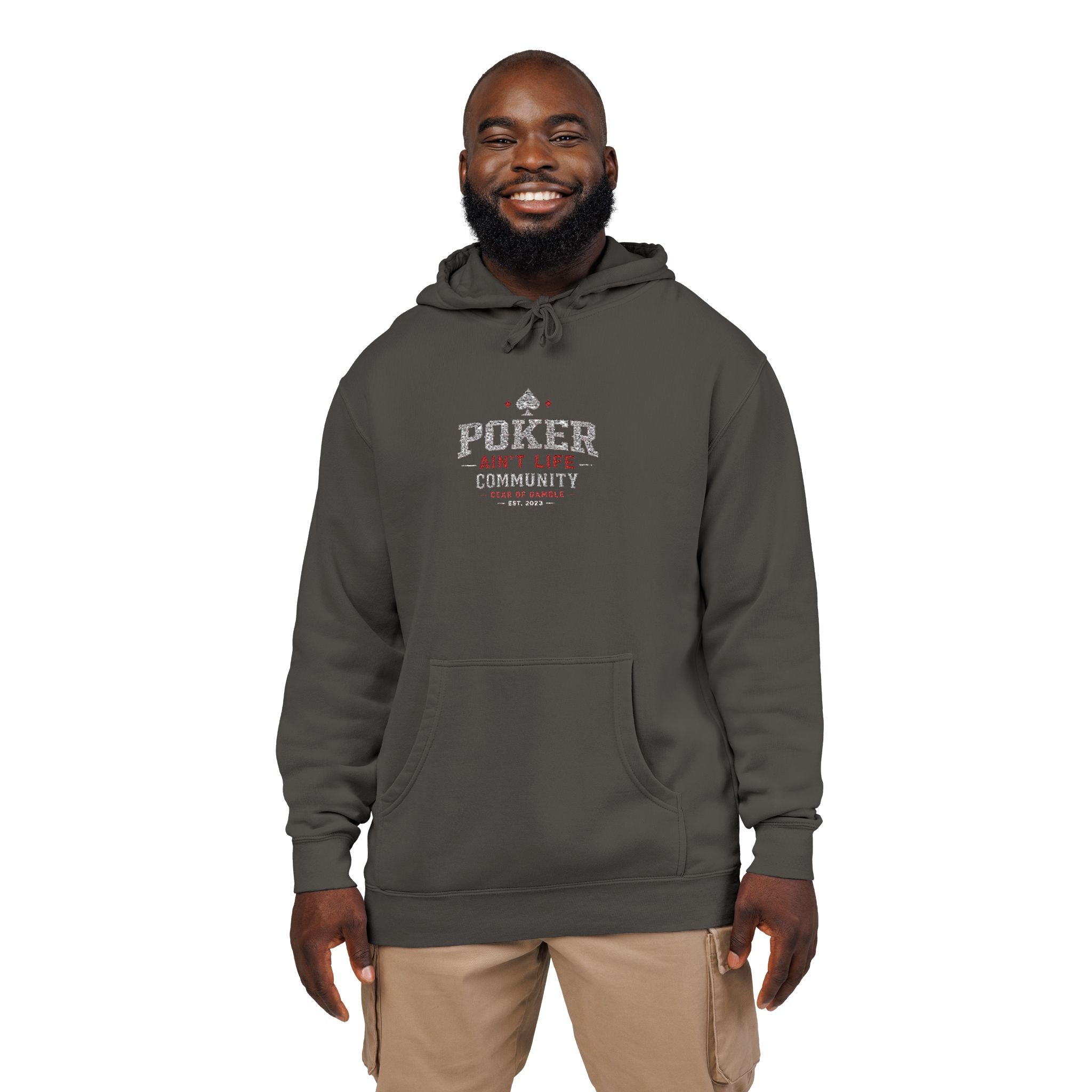 Poker Aint Life Community Hoodie - S / Pigment Black - Hoodie