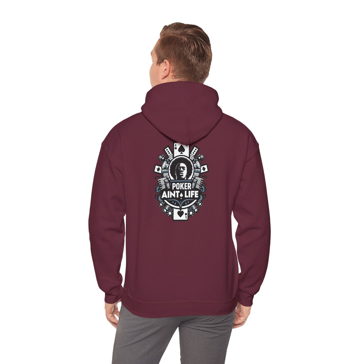 Copy of Mental Health & Responsible Gambling Hoodie, ’Poker Ain’t Life’ Graphic - Hoodie
