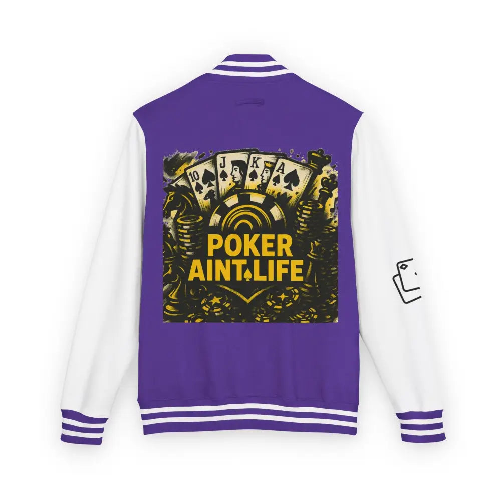 PokerAintLife Letterman Jacket - Outerwear