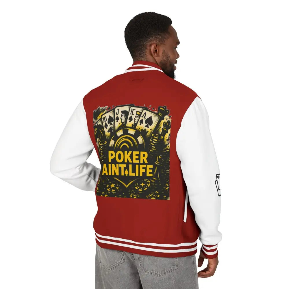 PokerAintLife Letterman Jacket - Outerwear