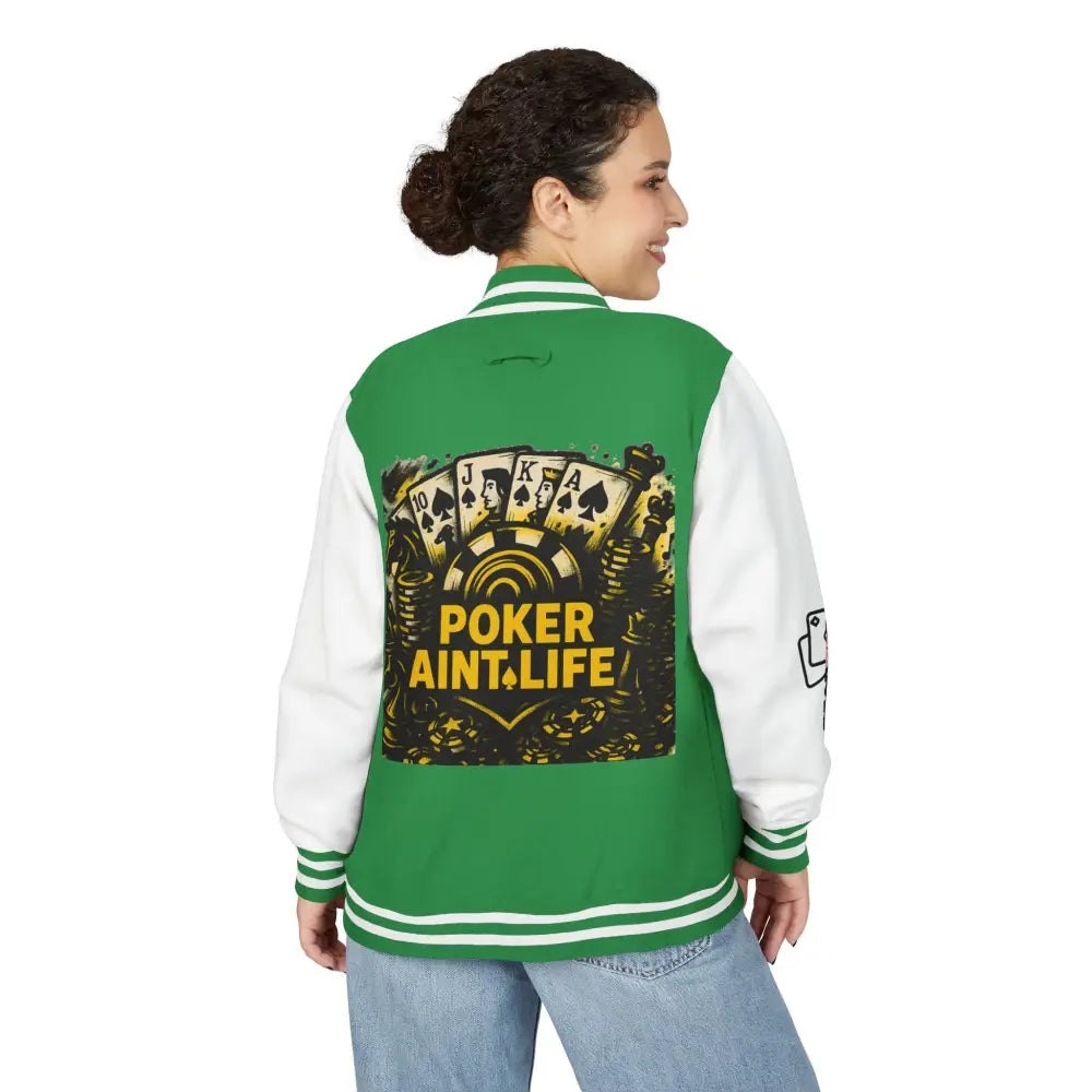 PokerAintLife Letterman Jacket - Outerwear