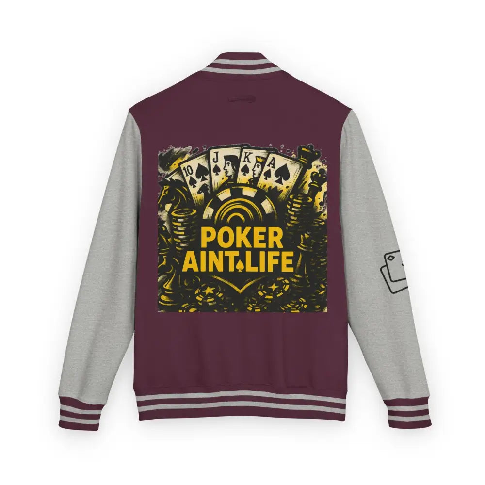 PokerAintLife Letterman Jacket - Outerwear