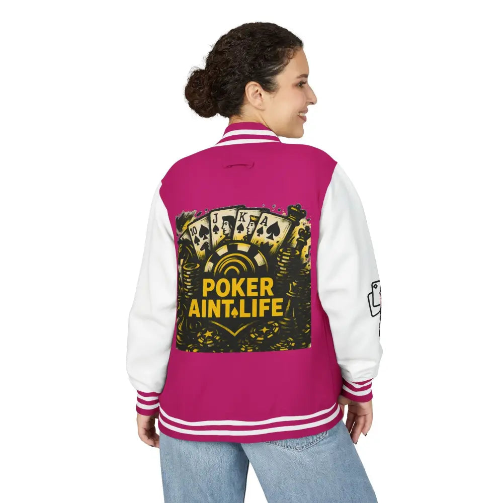 PokerAintLife Letterman Jacket - Outerwear
