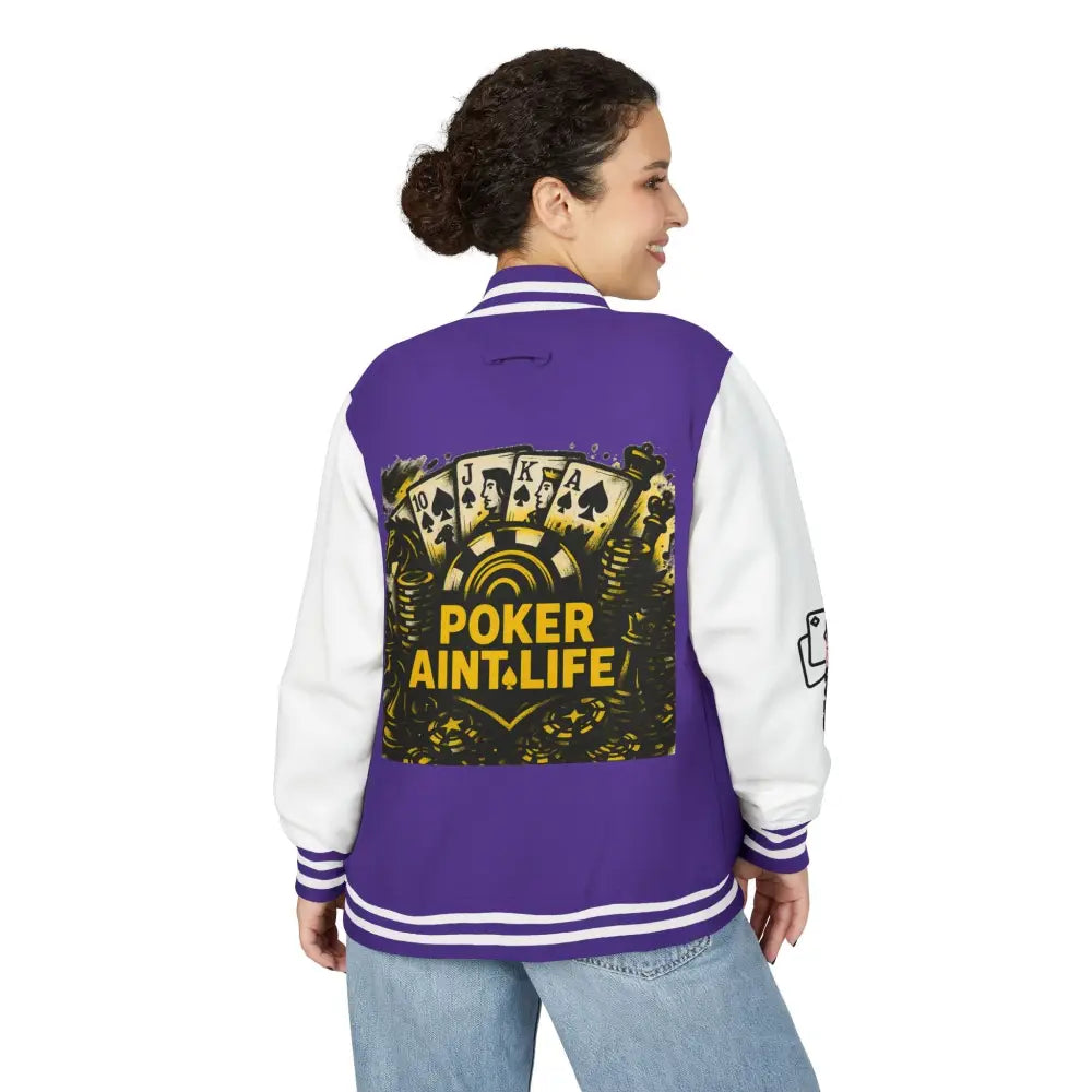 PokerAintLife Letterman Jacket - Outerwear