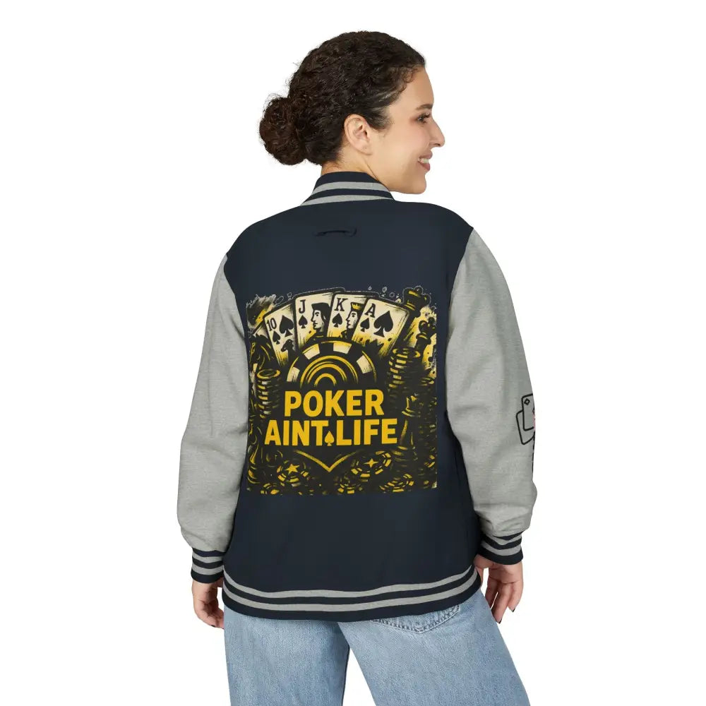 PokerAintLife Letterman Jacket - Outerwear