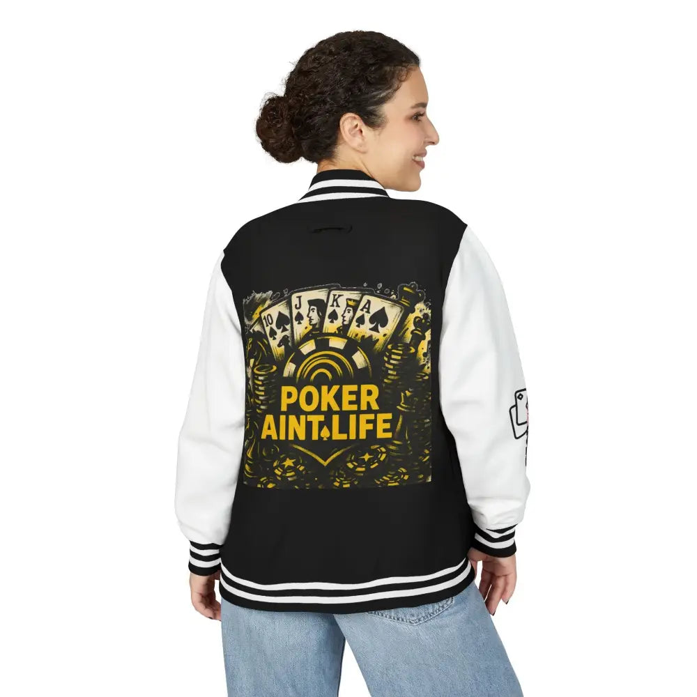 PokerAintLife Letterman Jacket - Outerwear