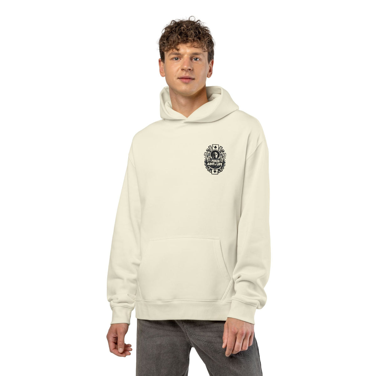 Poker Aint Life Minimal Logo Hoodie - Hoodie