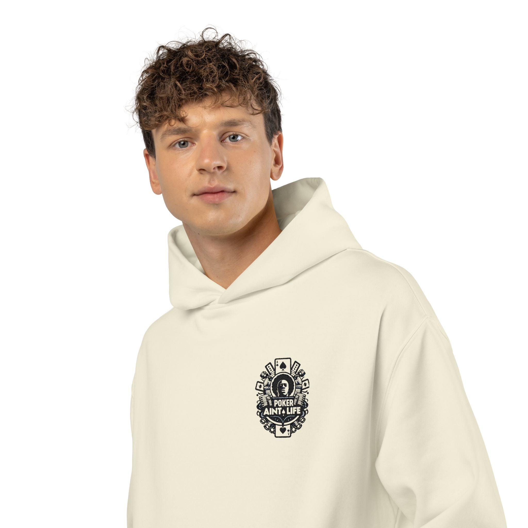 Poker Aint Life Minimal Logo Hoodie - Hoodie