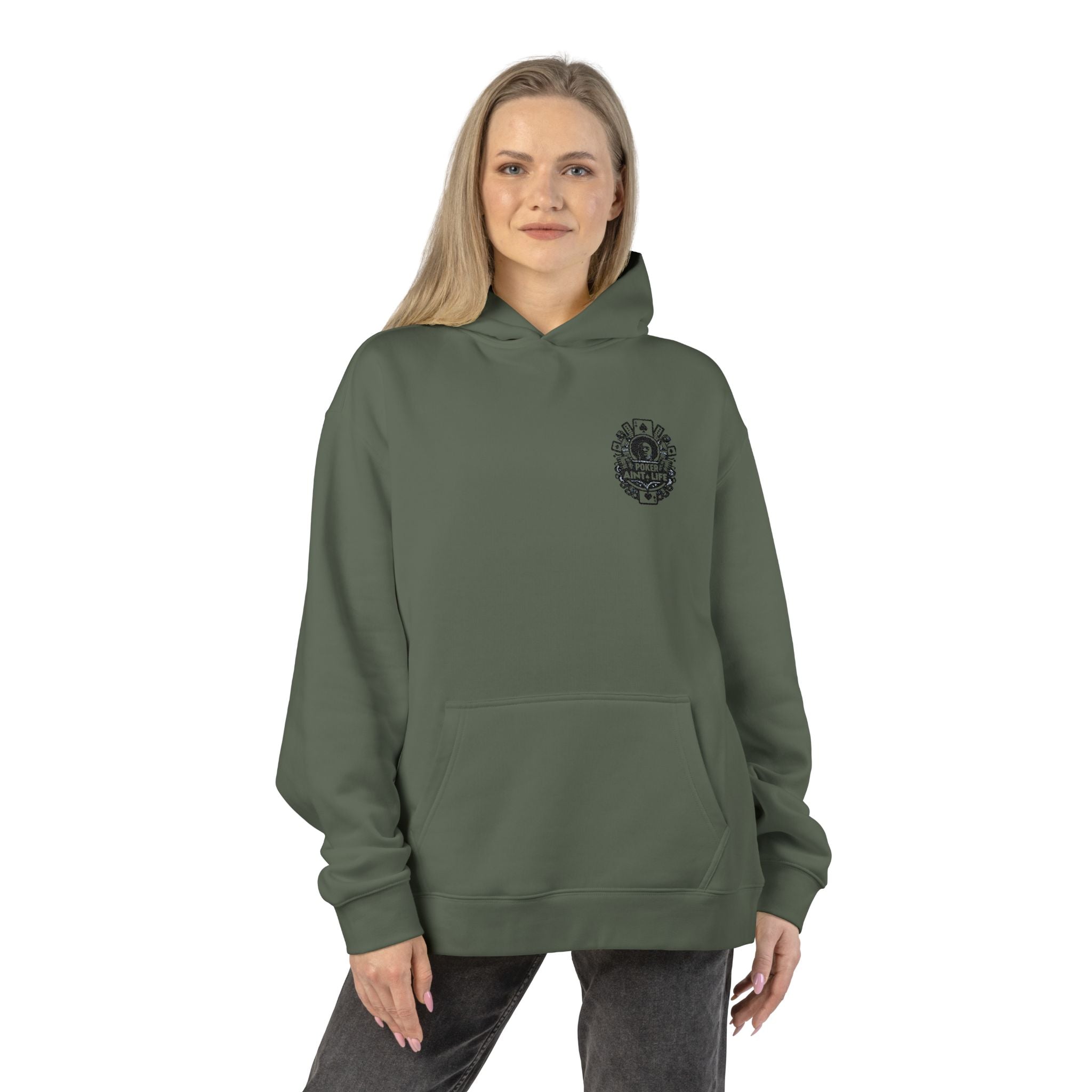 Poker Aint Life Minimal Logo Hoodie - Hoodie