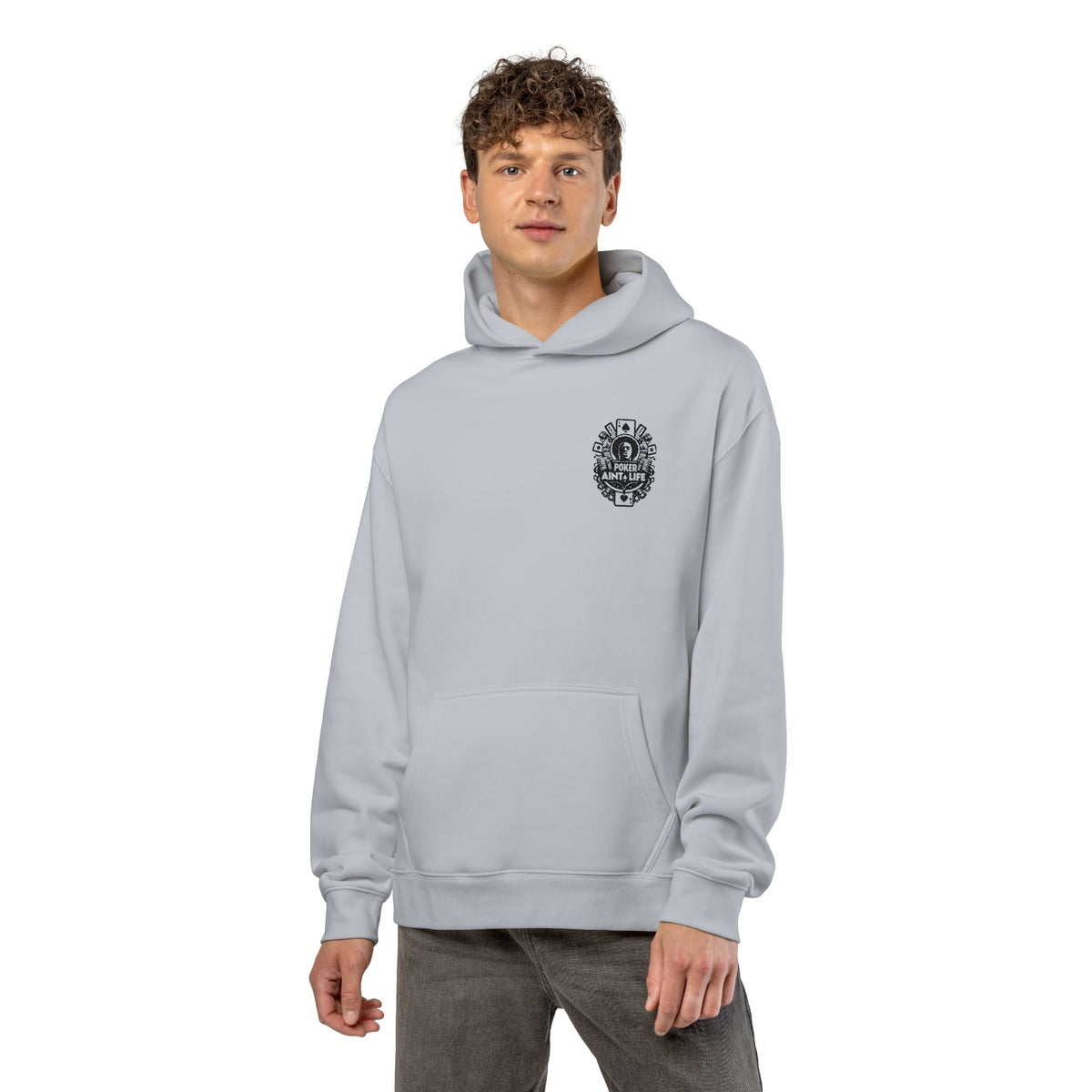 Poker Aint Life Minimal Logo Hoodie - Hoodie