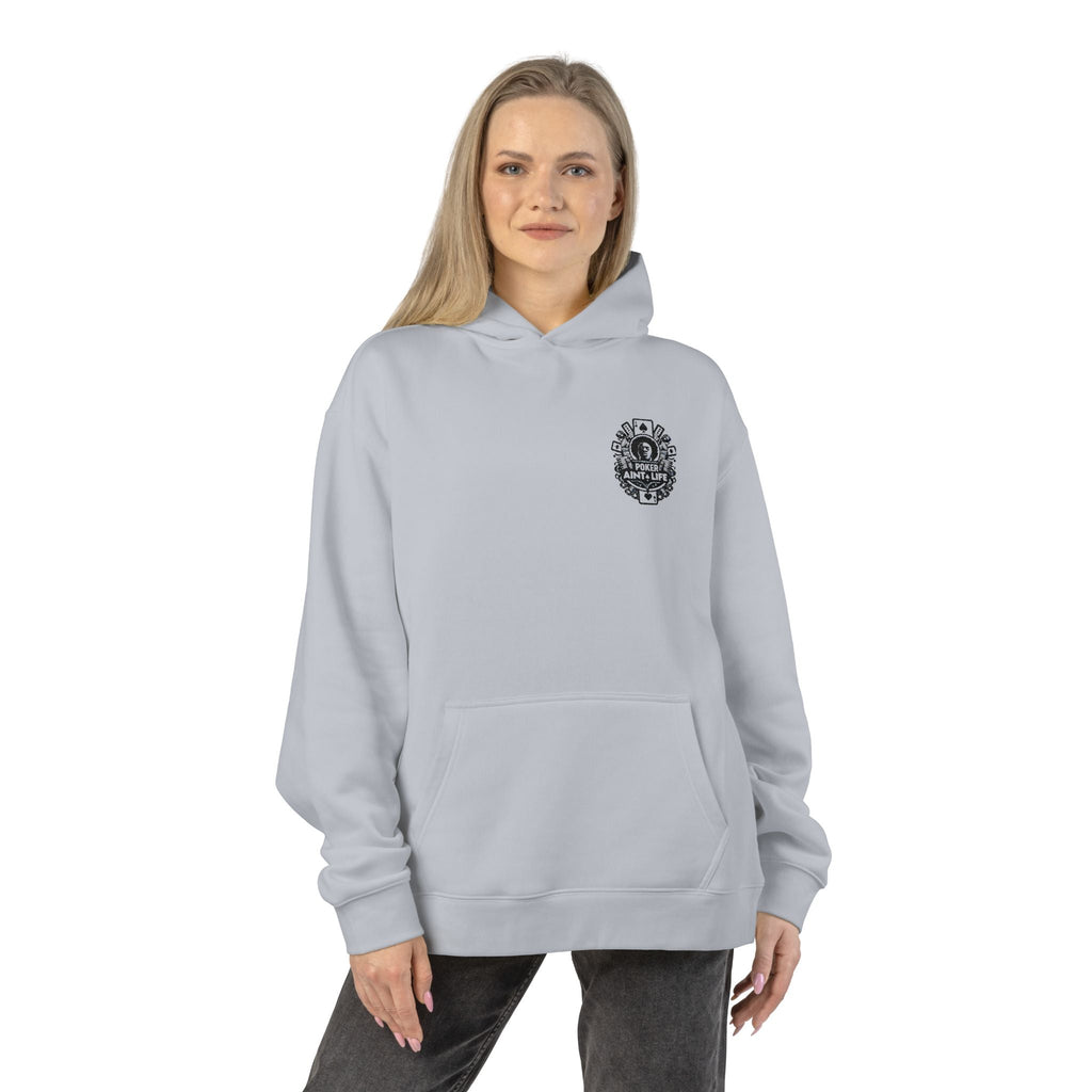Poker Aint Life Minimal Logo Hoodie - Hoodie