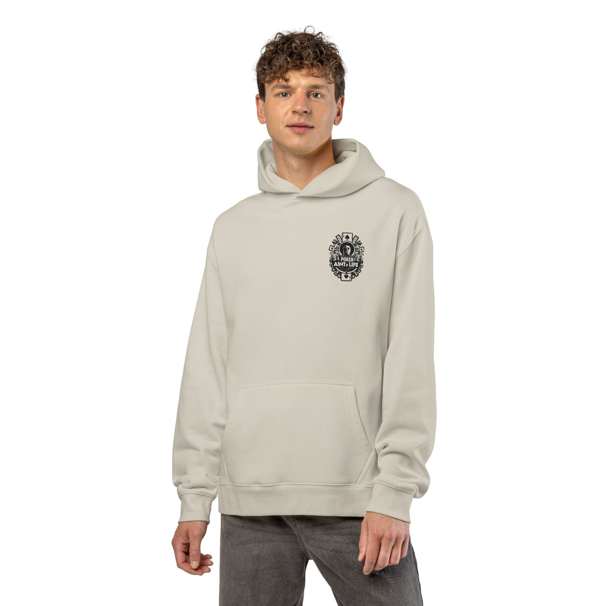 Poker Aint Life Minimal Logo Hoodie - Hoodie