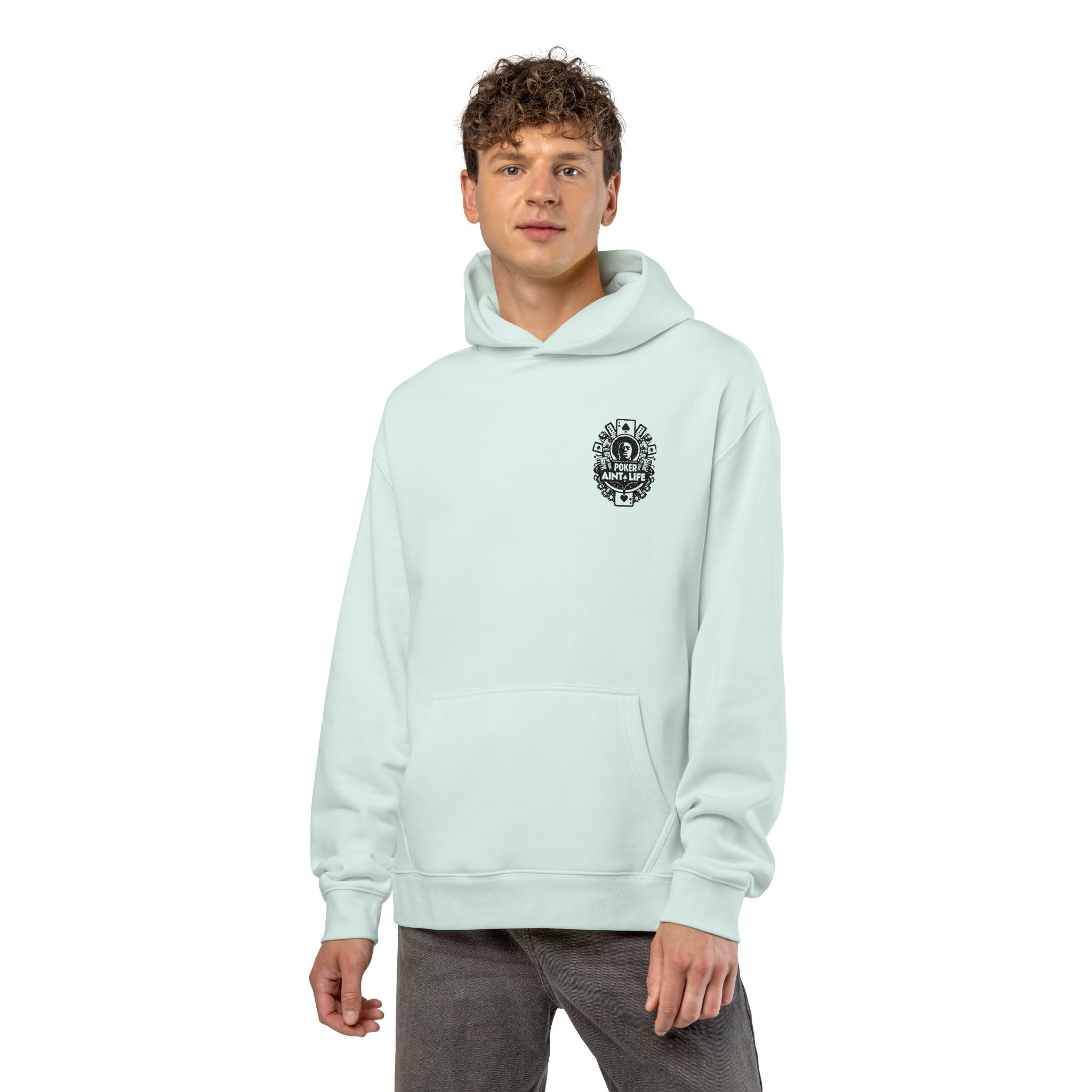 Poker Aint Life Minimal Logo Hoodie - Hoodie