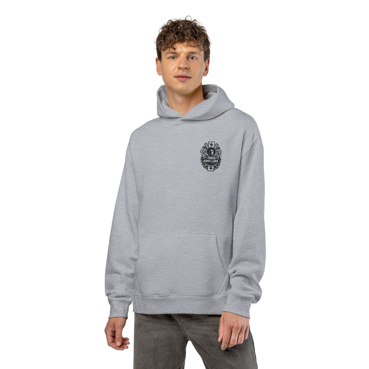 Poker Aint Life Minimal Logo Hoodie - Hoodie