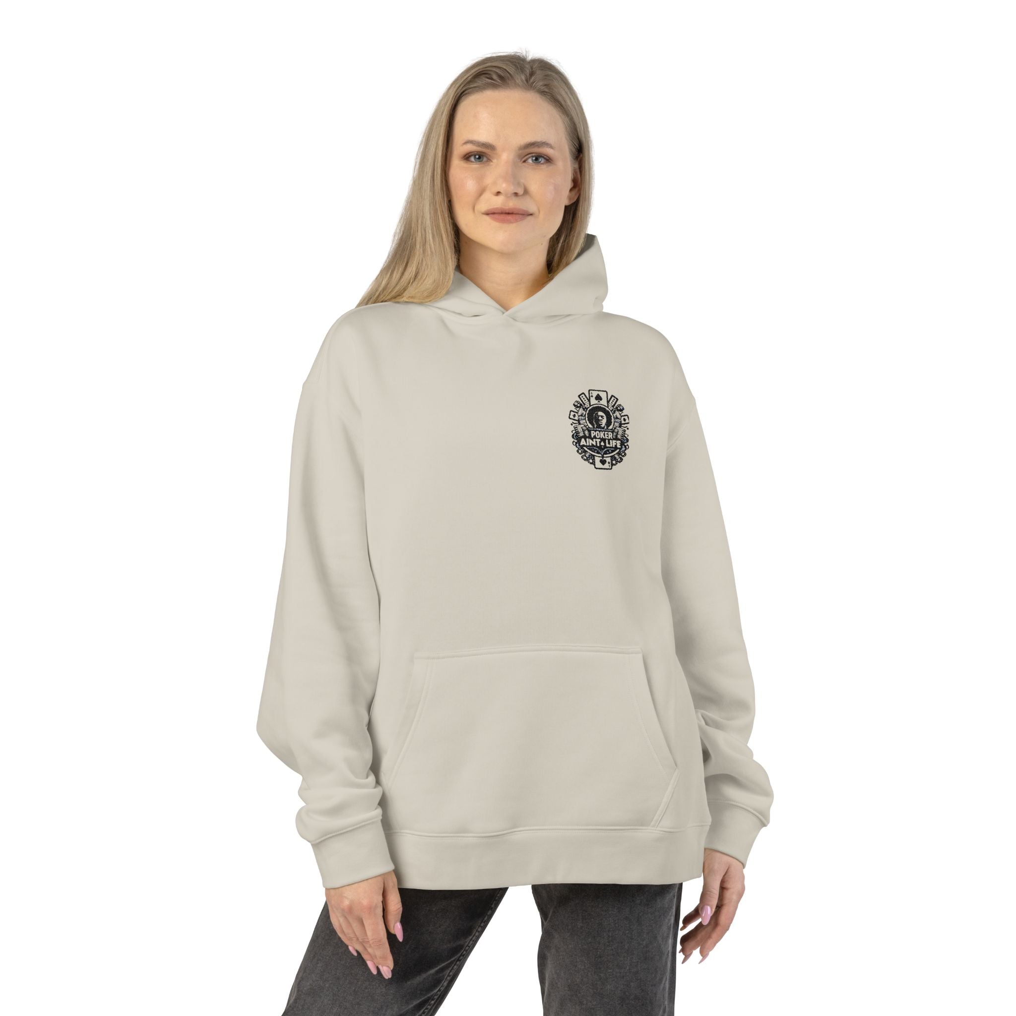 Poker Aint Life Minimal Logo Hoodie - Hoodie