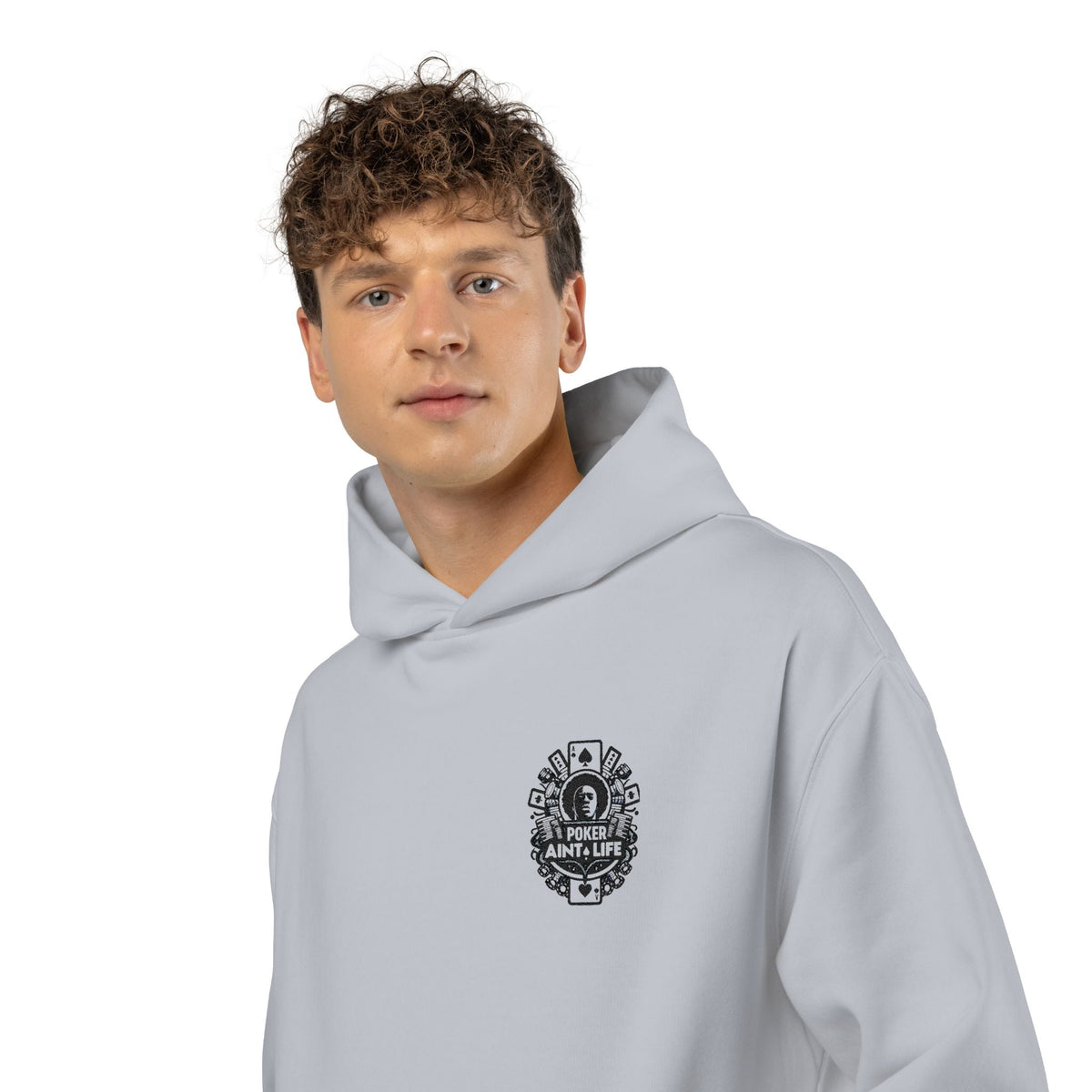 Poker Aint Life Minimal Logo Hoodie - Hoodie