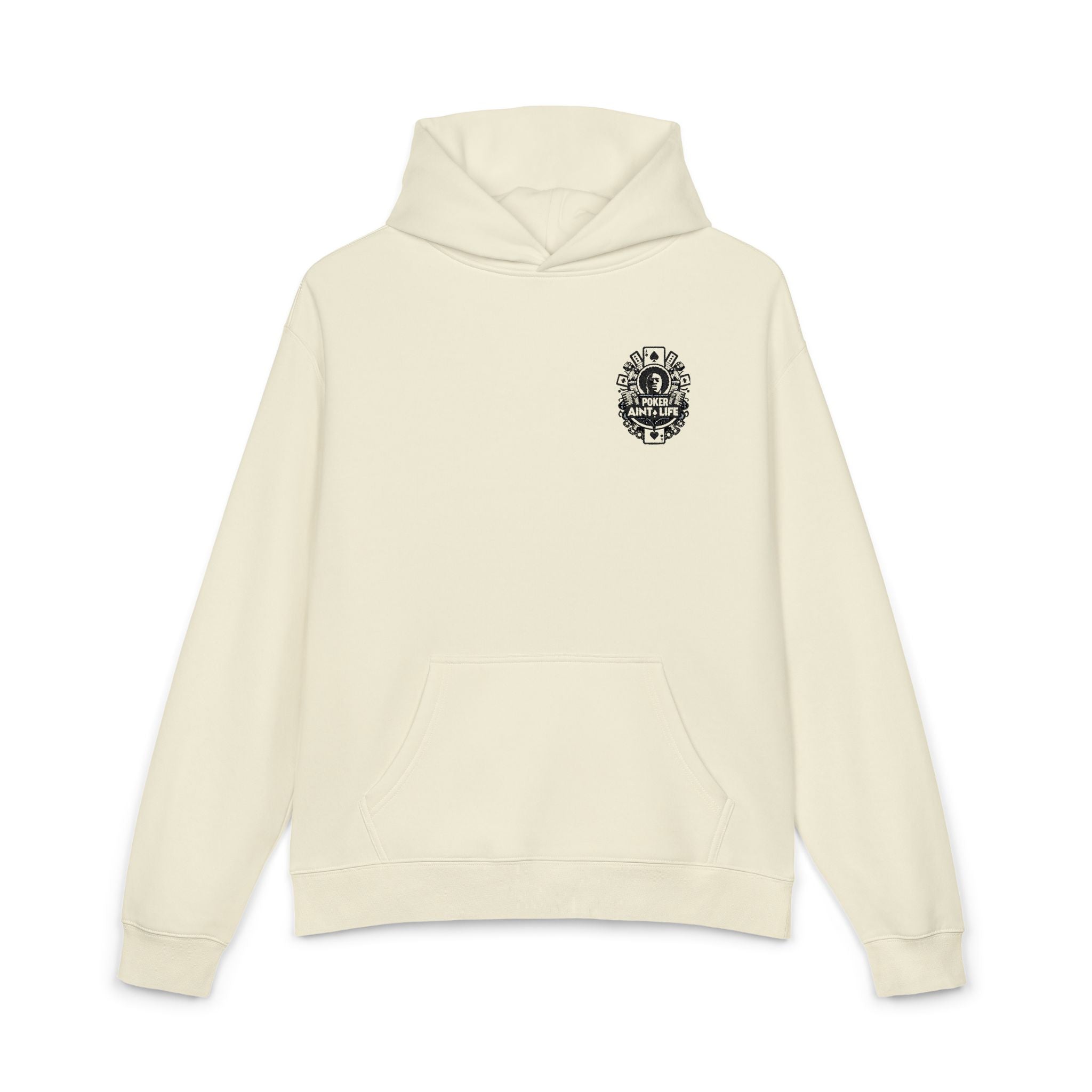 Poker Aint Life Minimal Logo Hoodie - XS / Butter - Hoodie