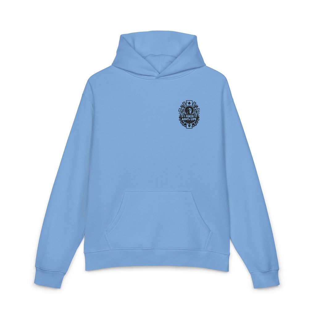 Poker Aint Life Minimal Logo Hoodie - XS / Carolina Blue - Hoodie