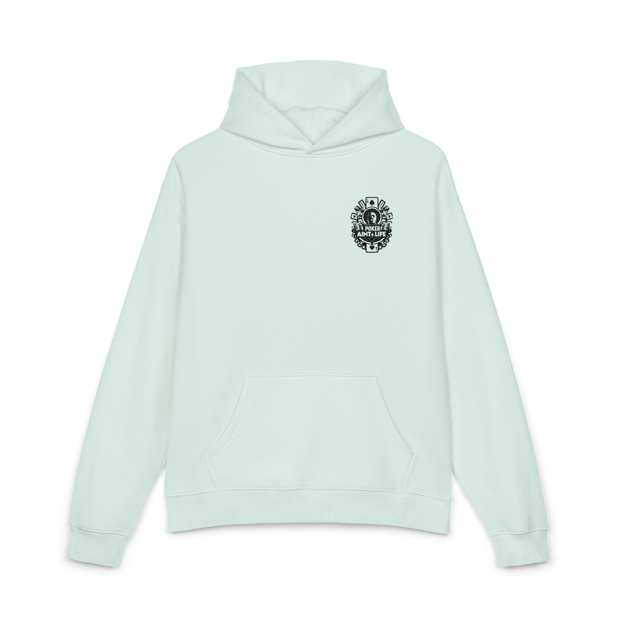 Poker Aint Life Minimal Logo Hoodie - XS / Seafoam - Hoodie