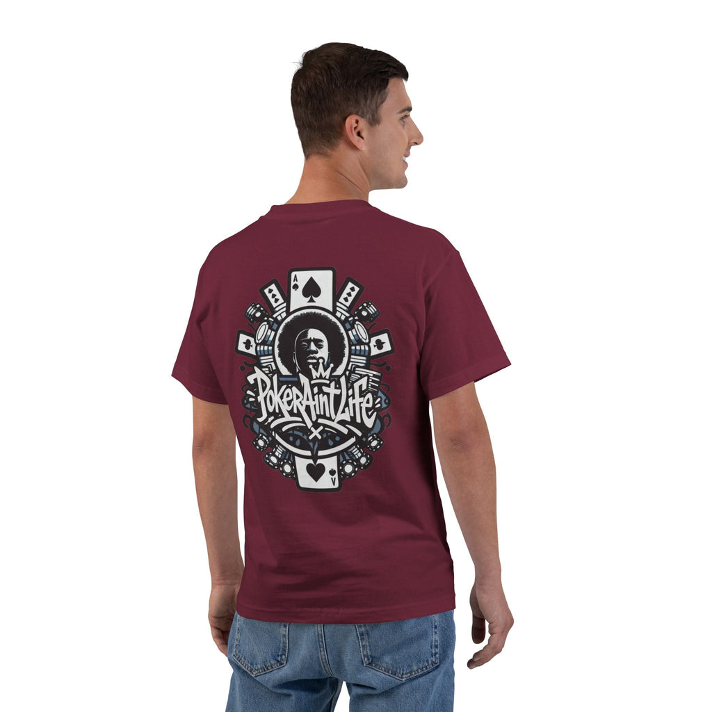 Poker Aint Life T-Shirt, Retro Card Player Graphic Tee - T-Shirt