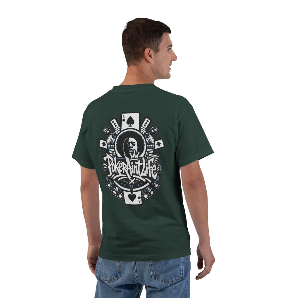 Poker Aint Life T-Shirt, Retro Card Player Graphic Tee - T-Shirt
