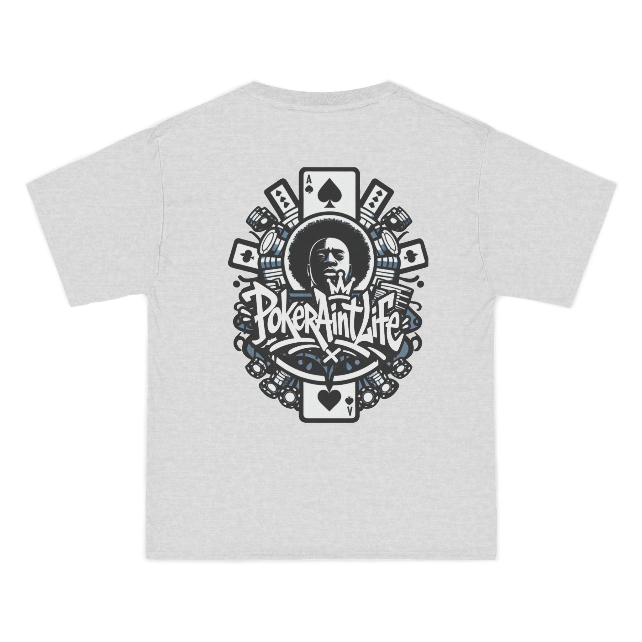 Poker Aint Life T-Shirt, Retro Card Player Graphic Tee - T-Shirt