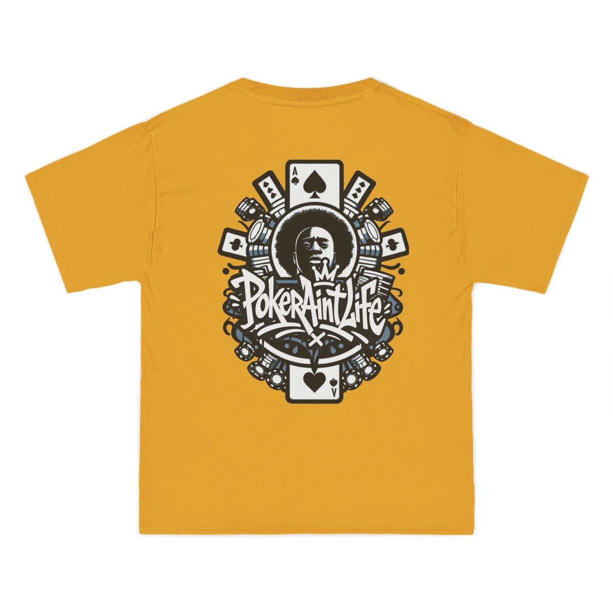 Poker Aint Life T-Shirt, Retro Card Player Graphic Tee - T-Shirt