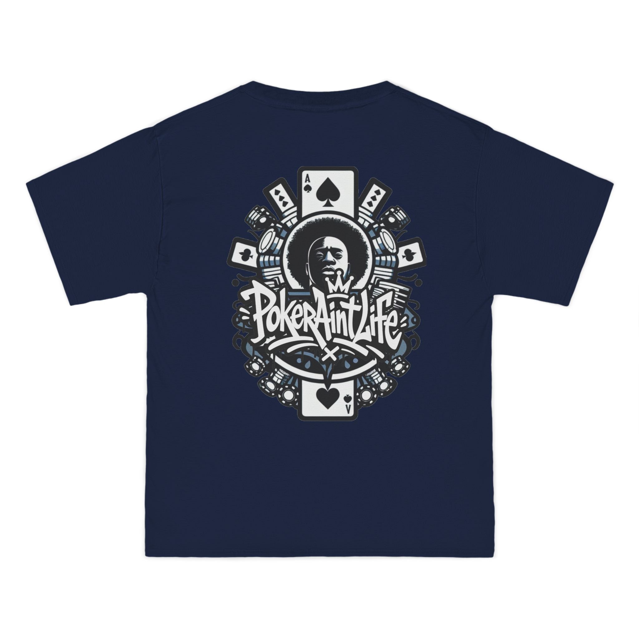 Poker Aint Life T-Shirt, Retro Card Player Graphic Tee - T-Shirt