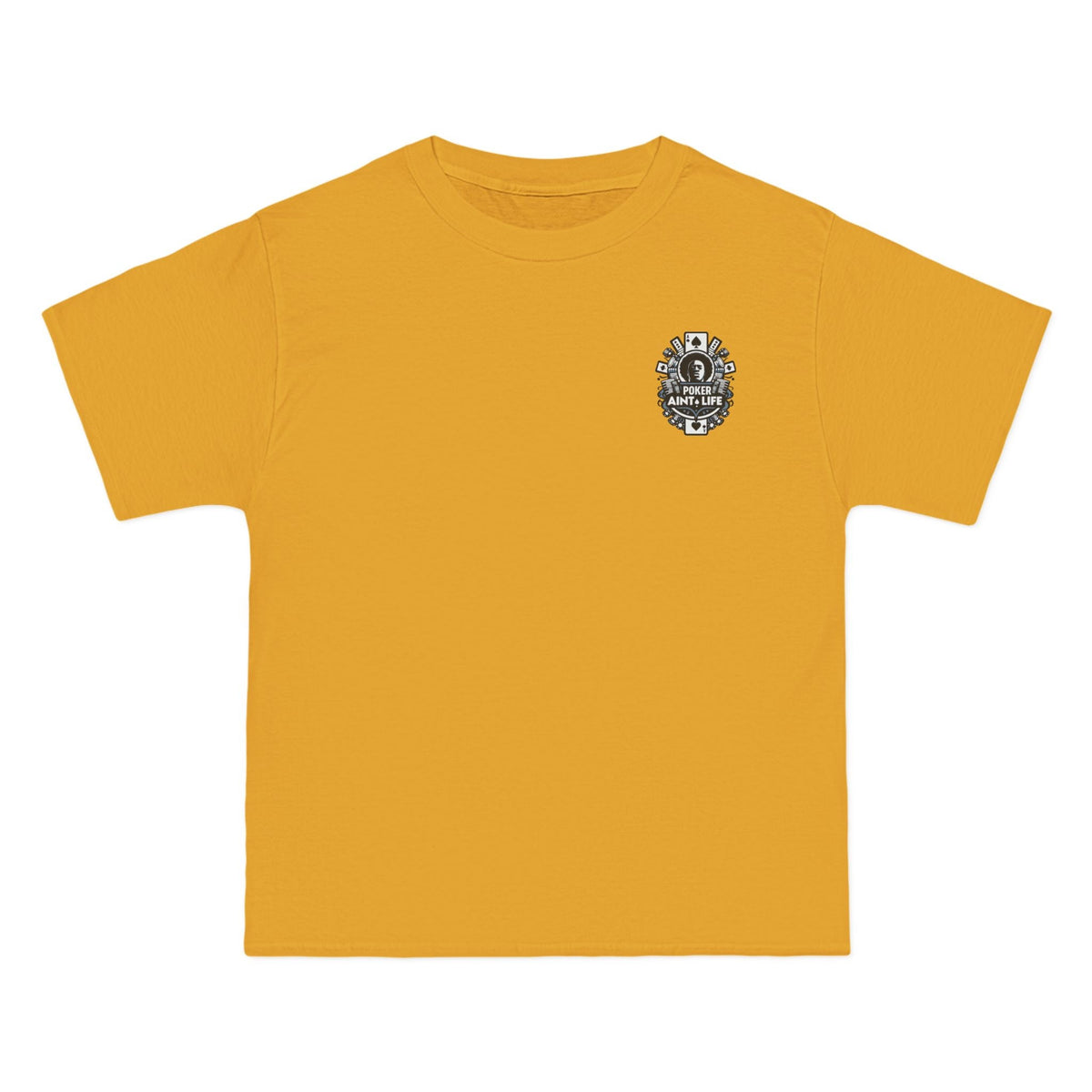 Poker Aint Life T-Shirt, Retro Card Player Graphic Tee - T-Shirt
