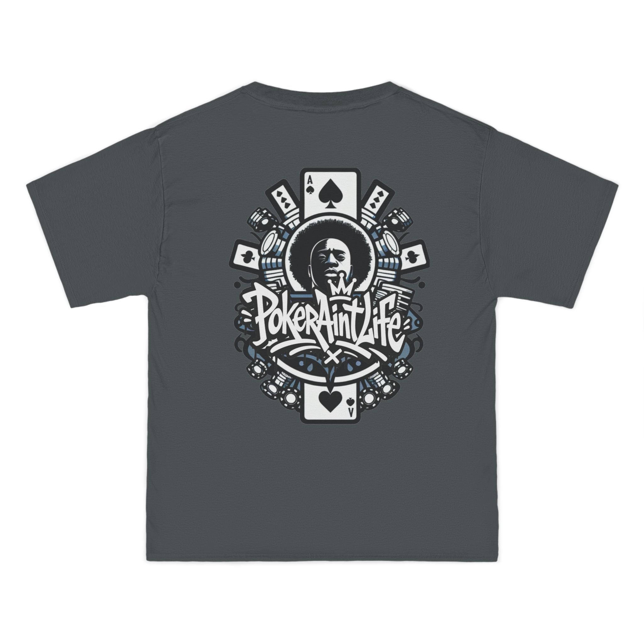 Poker Aint Life T-Shirt, Retro Card Player Graphic Tee - T-Shirt