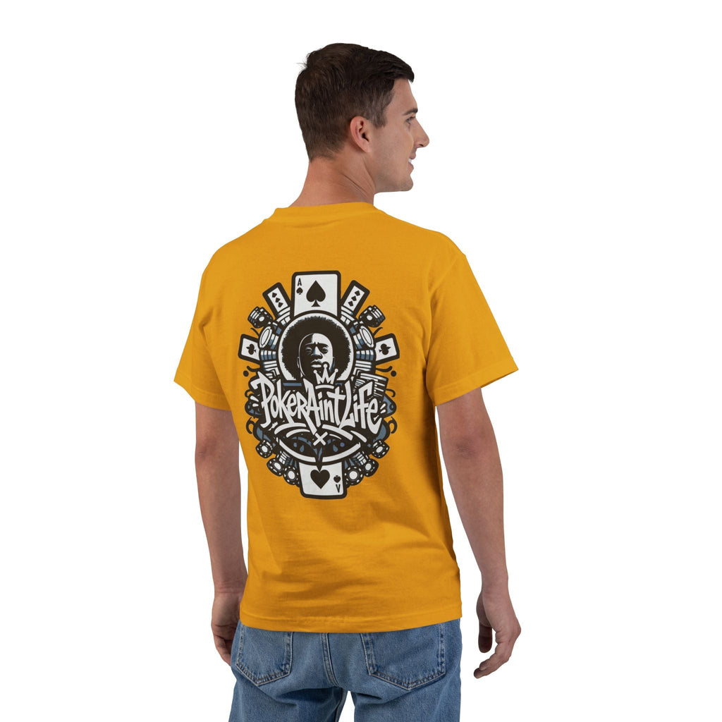 Poker Aint Life T-Shirt, Retro Card Player Graphic Tee - T-Shirt