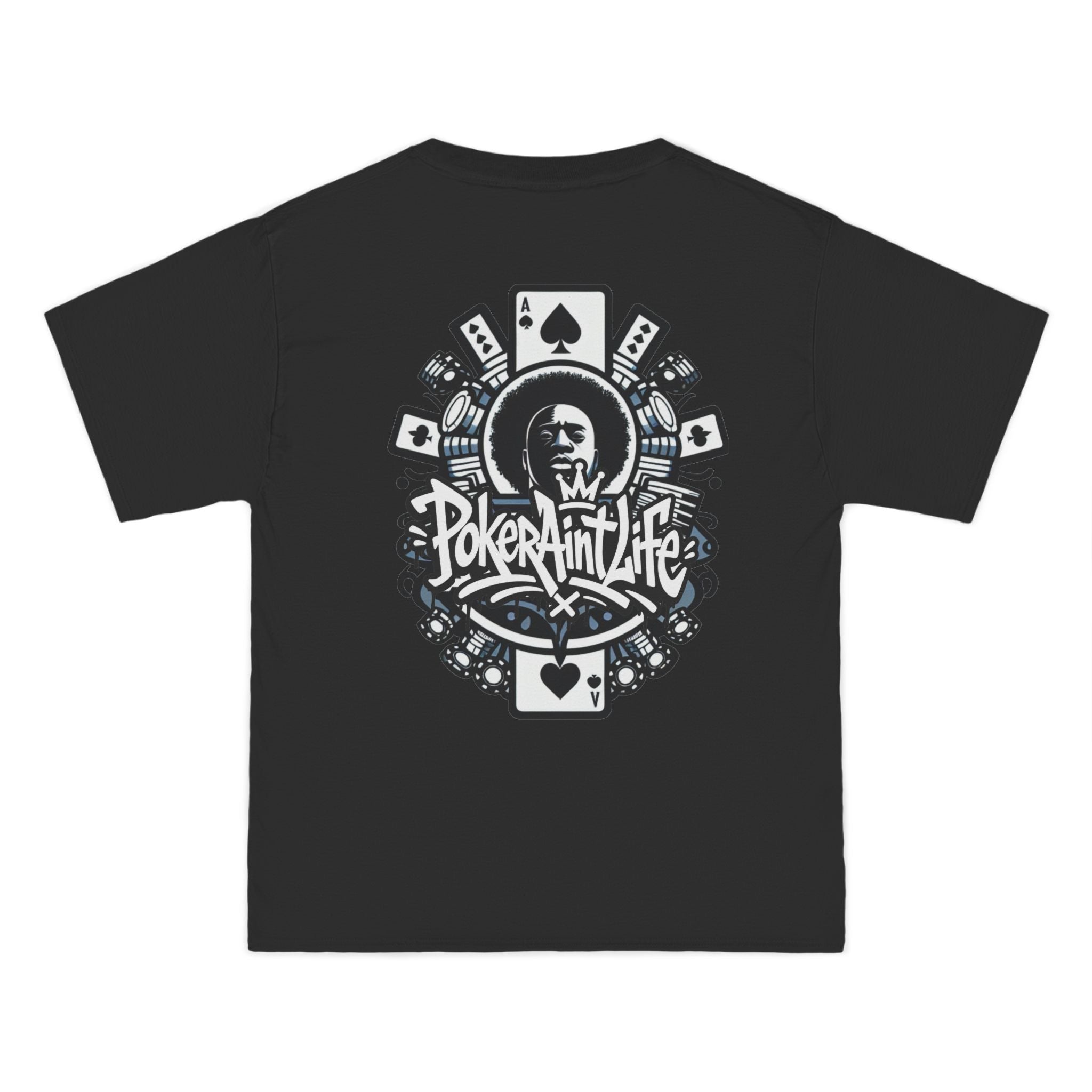Poker Aint Life T-Shirt, Retro Card Player Graphic Tee - T-Shirt