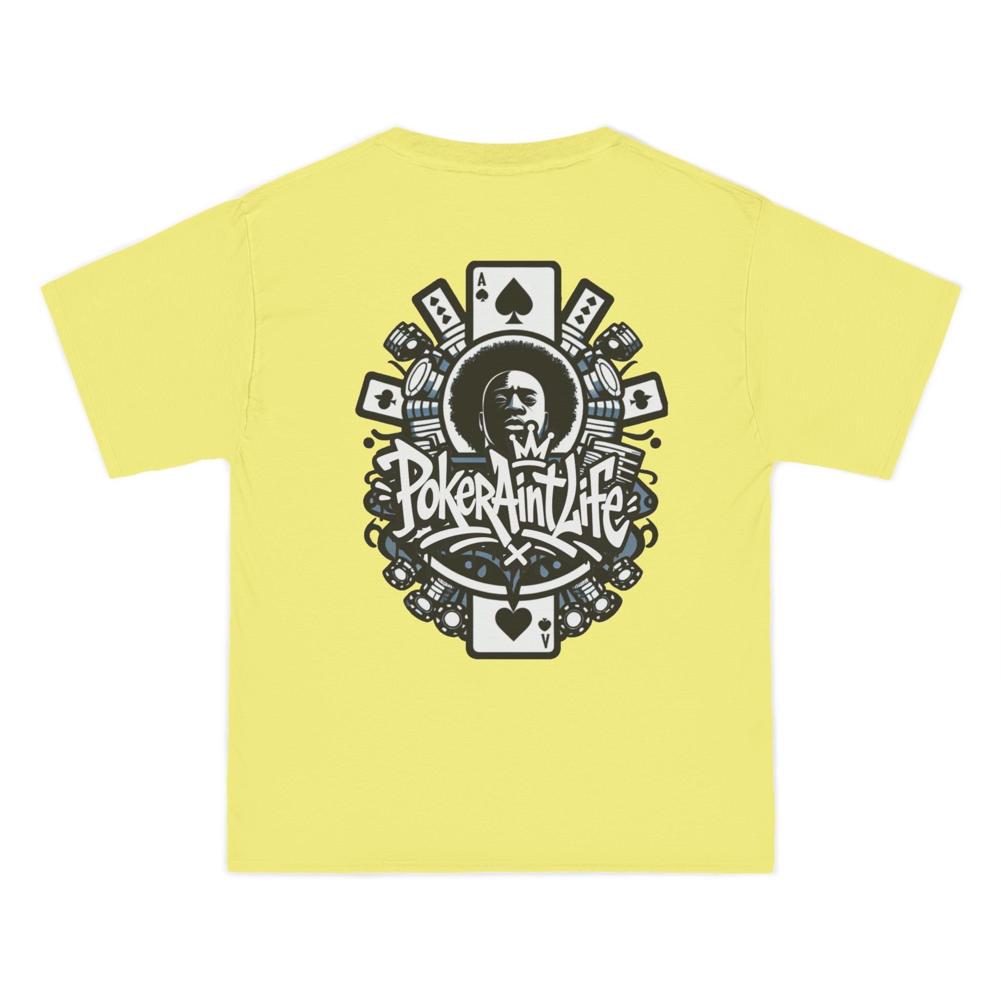 Poker Aint Life T-Shirt, Retro Card Player Graphic Tee - T-Shirt