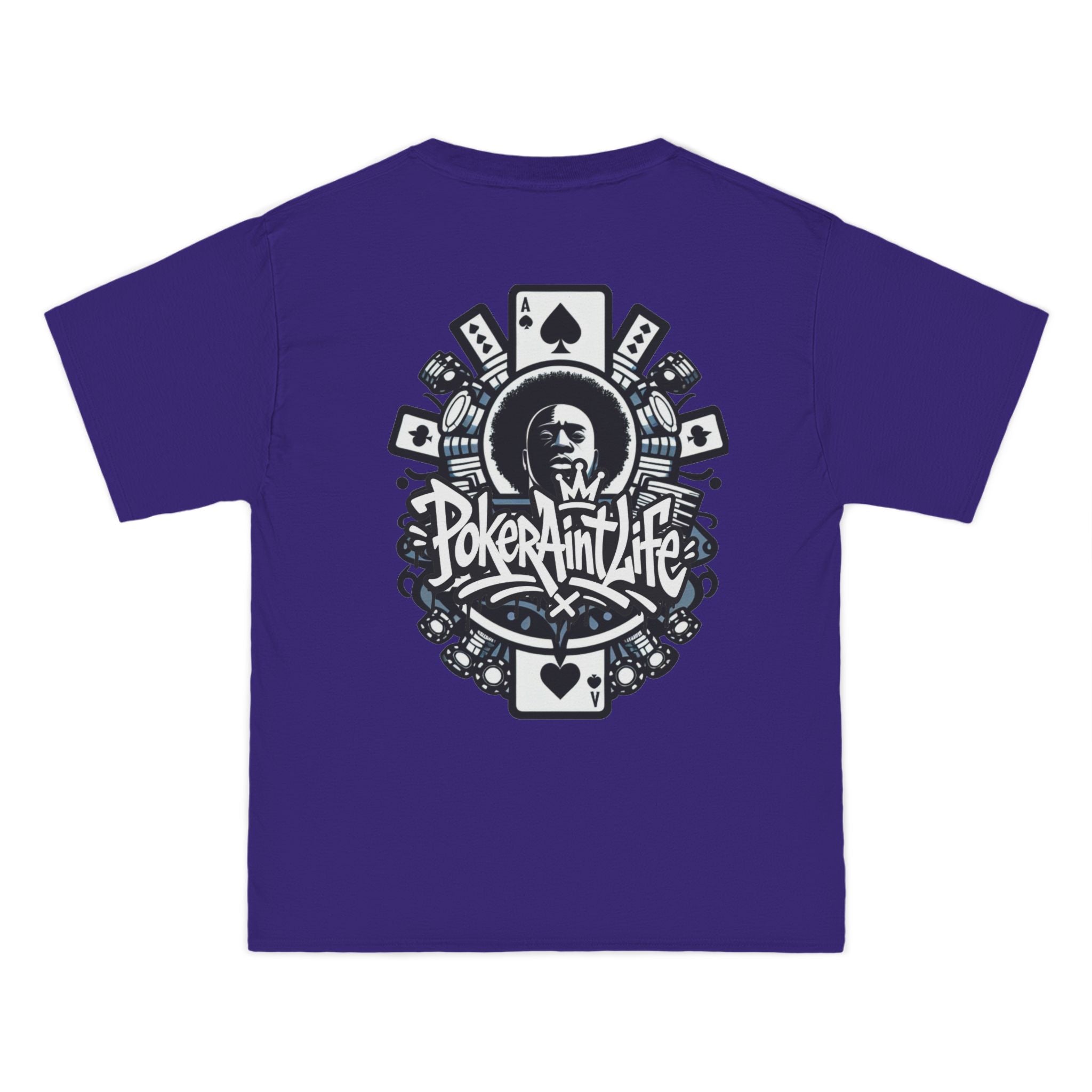 Poker Aint Life T-Shirt, Retro Card Player Graphic Tee - T-Shirt