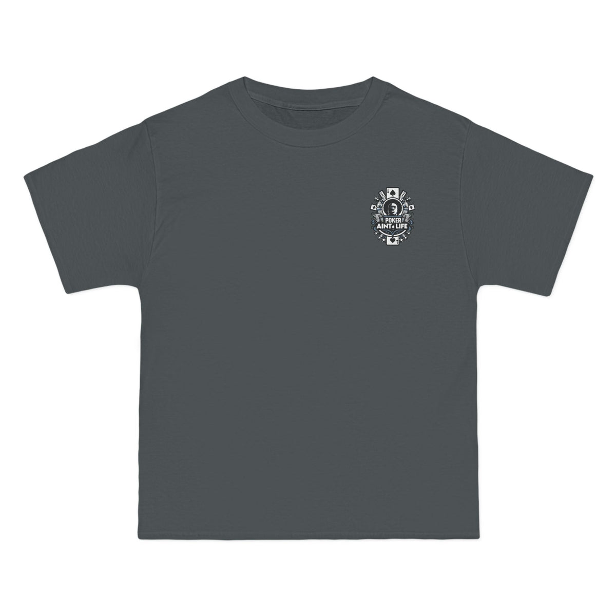 Poker Aint Life T-Shirt, Retro Card Player Graphic Tee - T-Shirt