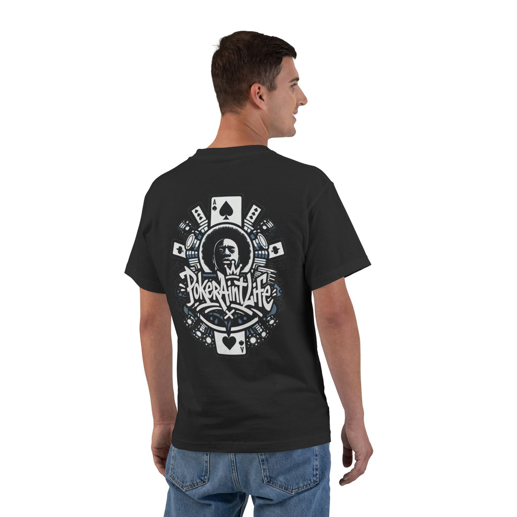 Poker Aint Life T-Shirt, Retro Card Player Graphic Tee - T-Shirt