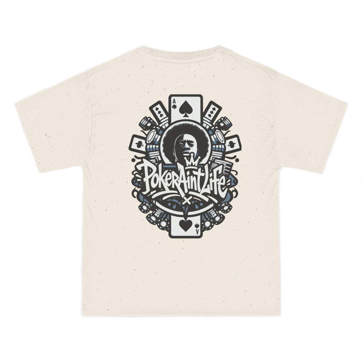 Poker Aint Life T-Shirt, Retro Card Player Graphic Tee - T-Shirt