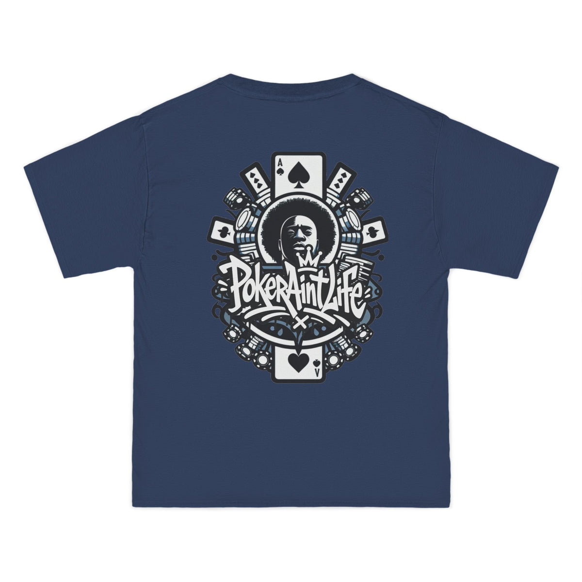 Poker Aint Life T-Shirt, Retro Card Player Graphic Tee - T-Shirt