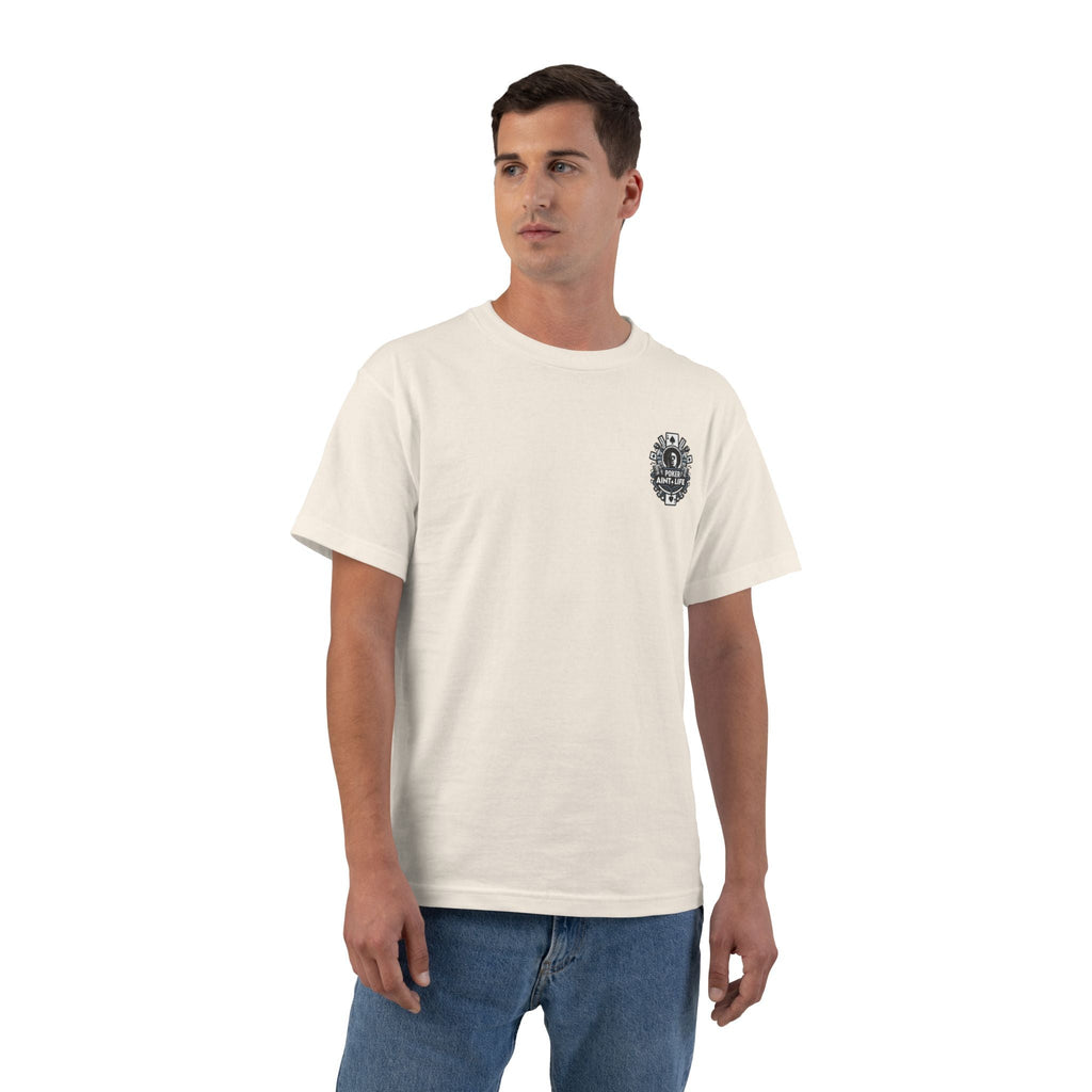 Poker Ain't Life retro card player poker T-shirt in natural