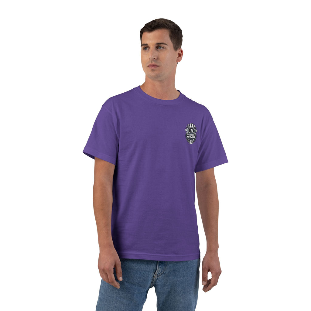 Poker Aint Life T-Shirt, Retro Card Player Graphic Tee - Purple / S - T-Shirt