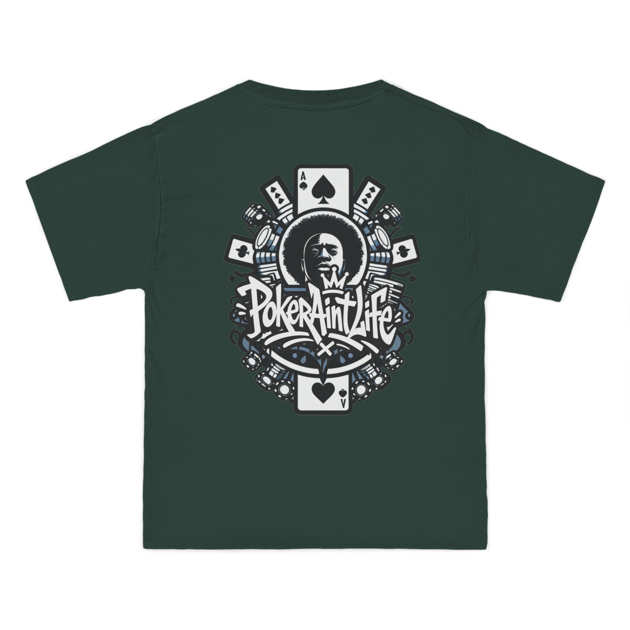 Poker Aint Life T-Shirt, Retro Card Player Graphic Tee - T-Shirt